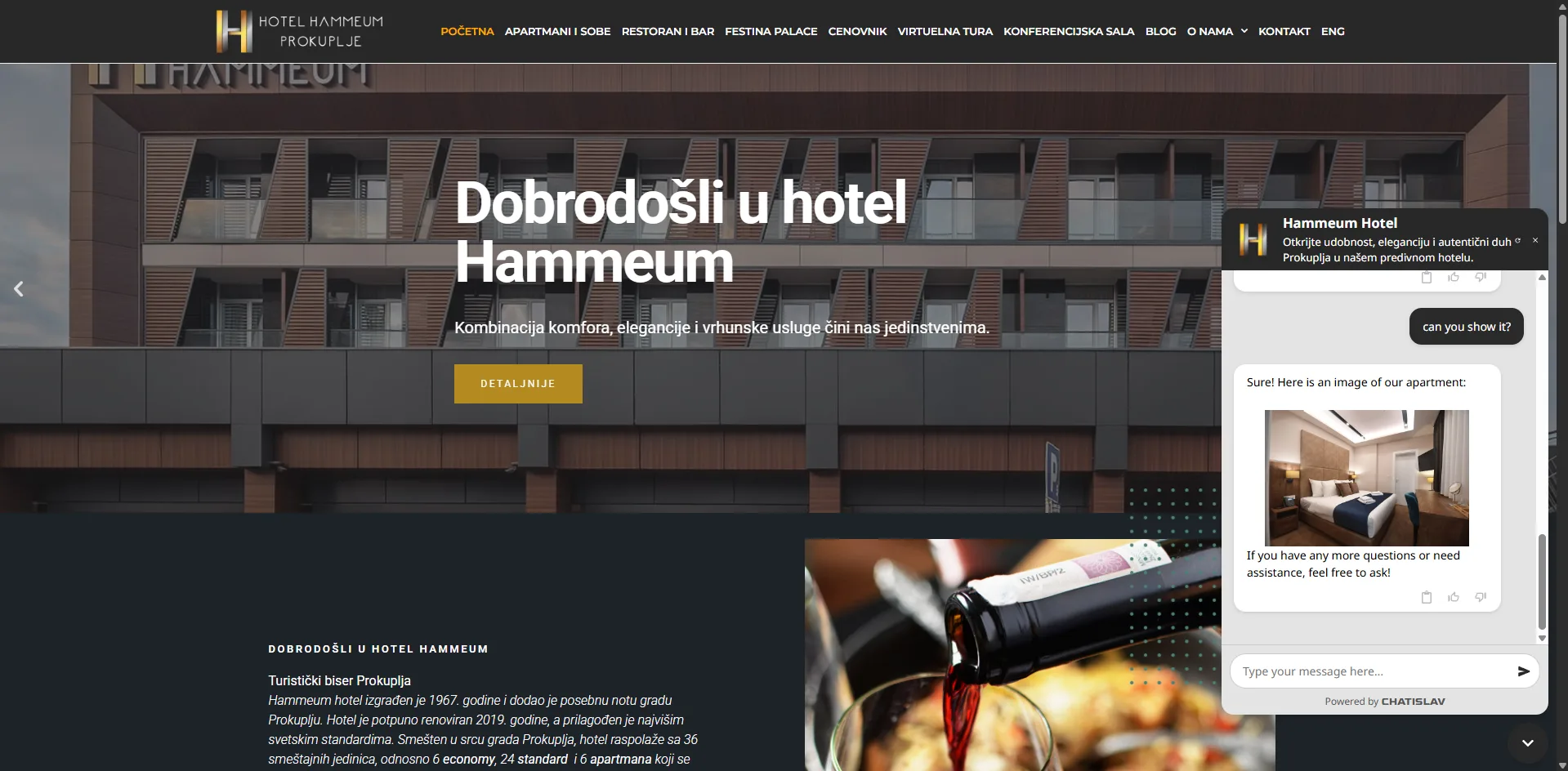 Chatislav at Hotel Hammeum showing a room photo